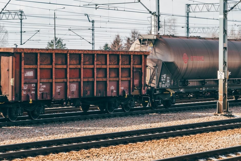 Freight train wagons passing a wayside detection point on a heavy-haul corridor